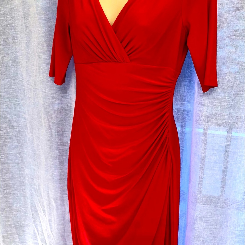 Beautiful bright red Ralph Lauren dress